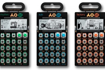 Mini sintetizadores Teenage Engineering Pocket Operator, ya disponibles