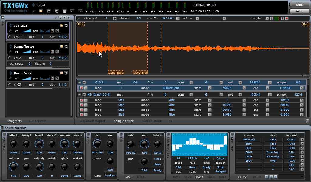 Softsampler gratuito VST TX16Wx para Windows y Mac OS X