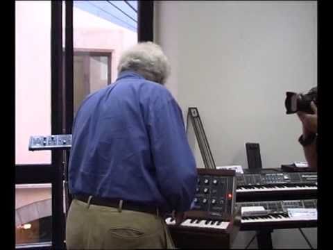 Bob Moog en Barcelona, 14 de Junio de 2004