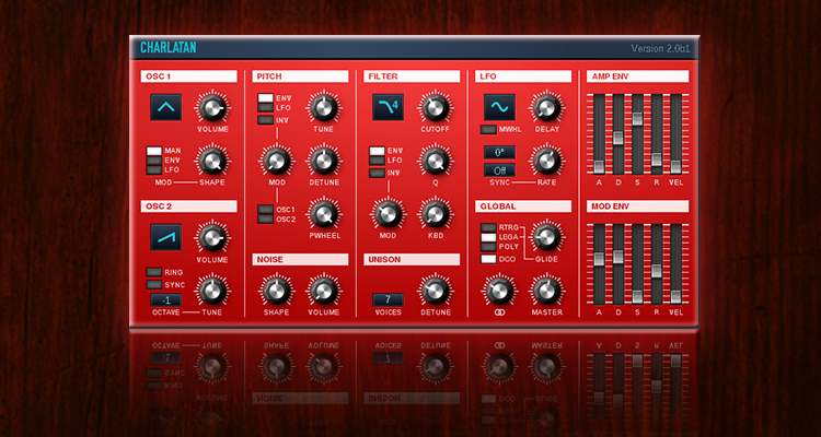 Sintetizador Charlatan, VST gratis y sustractivo de fácil manejo