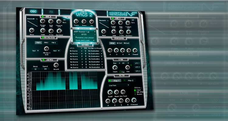 VACS2, sintetizador virtual VST gratis para EDM