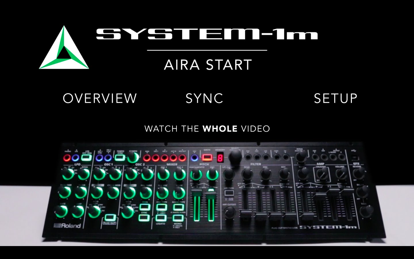 Roland AIRA System-1m, nuevo vídeo-tutorial oficial