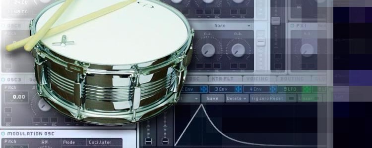 Diseña baterías con NI Massive -cajas de estilo TR-909