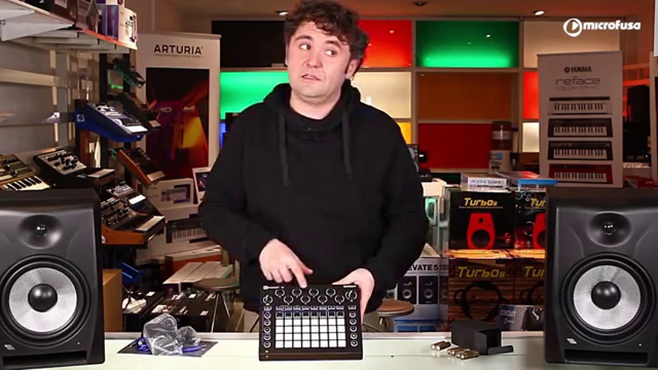 Novation Circuit desde microFusa Madrid, unboxing del sinte, groovebox y caja de ritmos