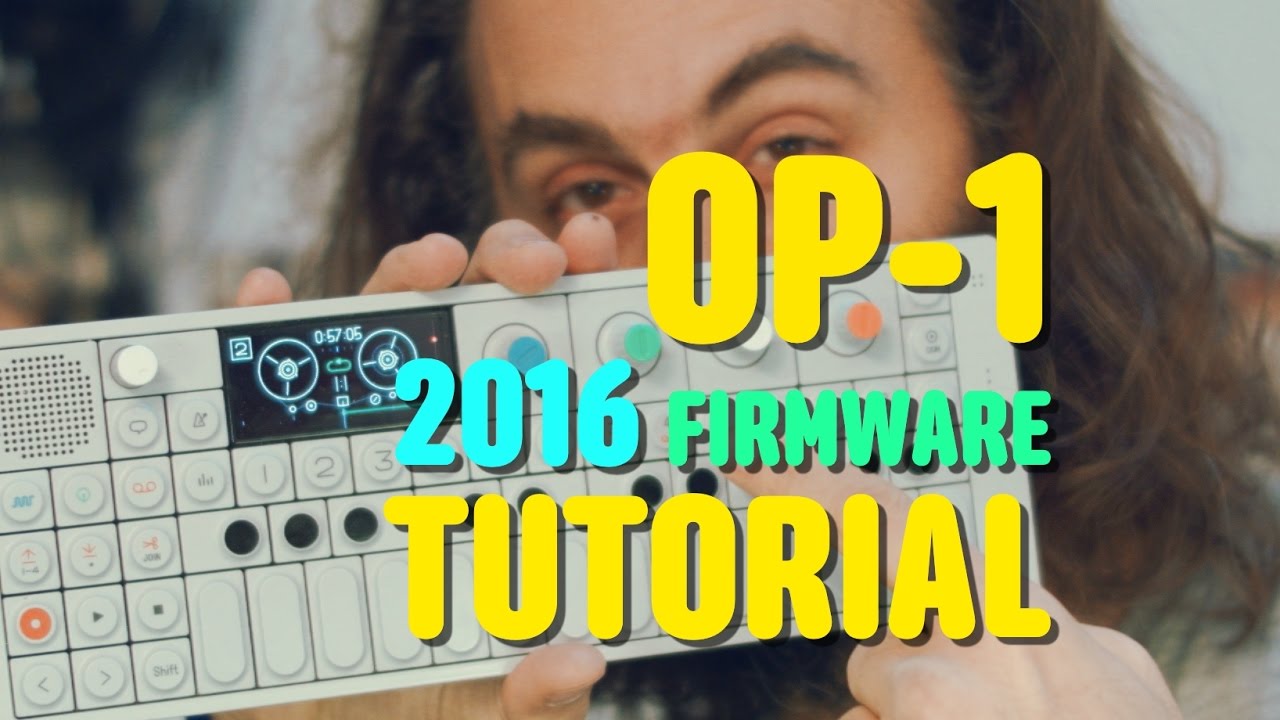 Las novedades del nuevo firmware para Teenage Engineering OP-1, en vivo